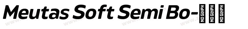 Meutas Soft Semi Bo字体转换